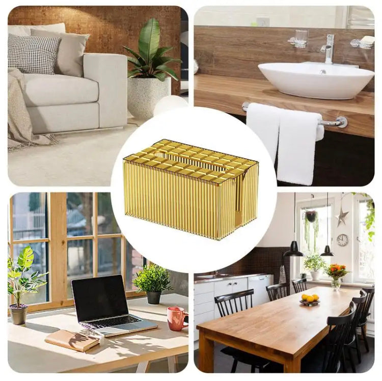 Plastic Luxury Napkin Holder, Rectangular Tissue Storage Organizer, Transparent Napkin Storage Box Plastic Luxury Napkin Holder, Rectangular Tissue Storage Organizer, Transparent Napkin Storage Box